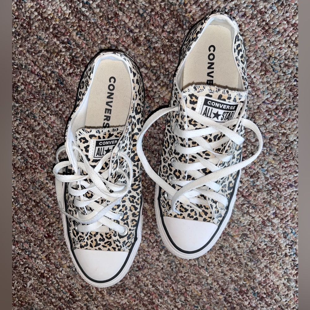 Cheetah Print converse